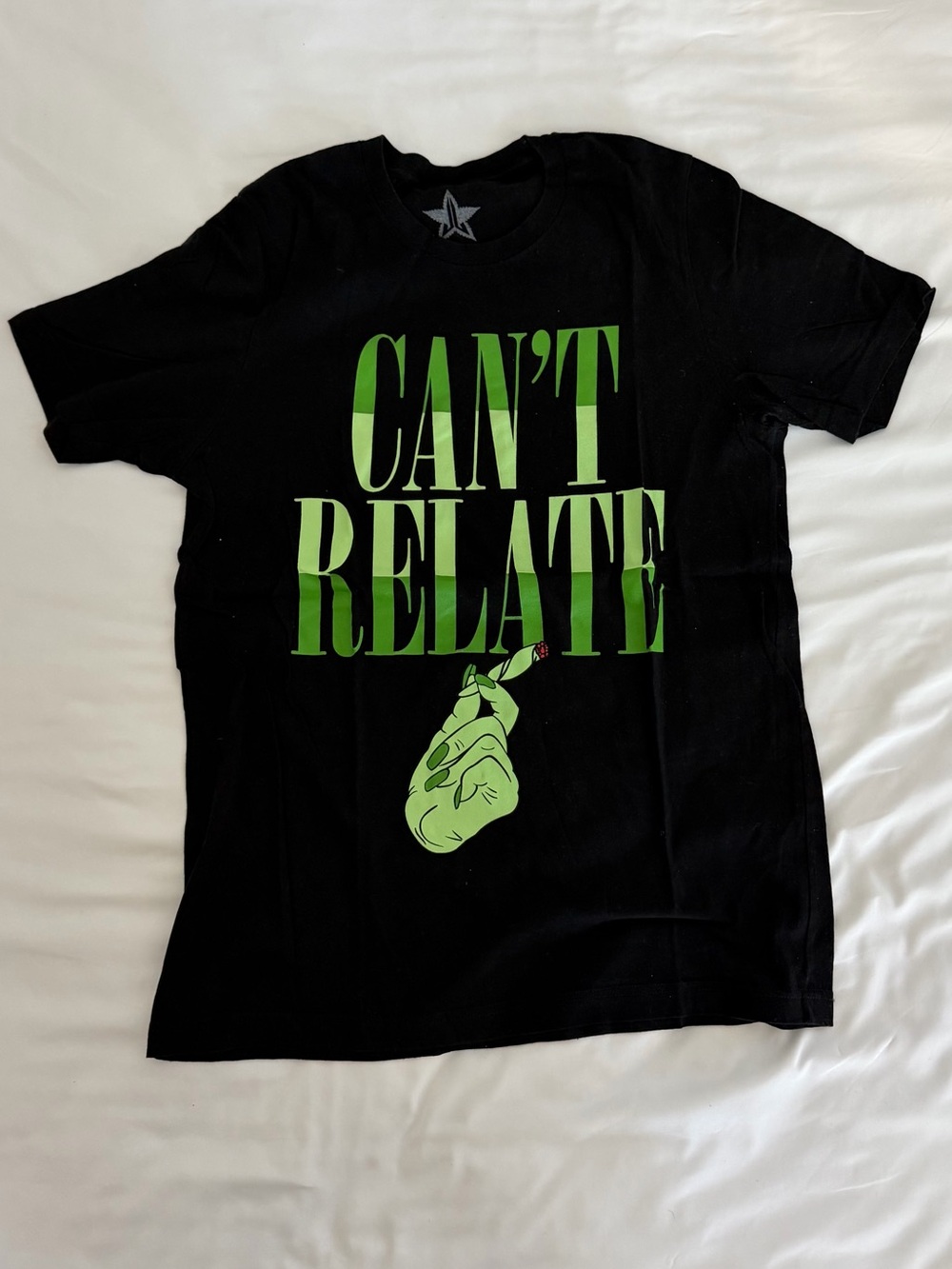 Jeffree Star CAN'T RELATE Black T-Shirt, 420 limited edition